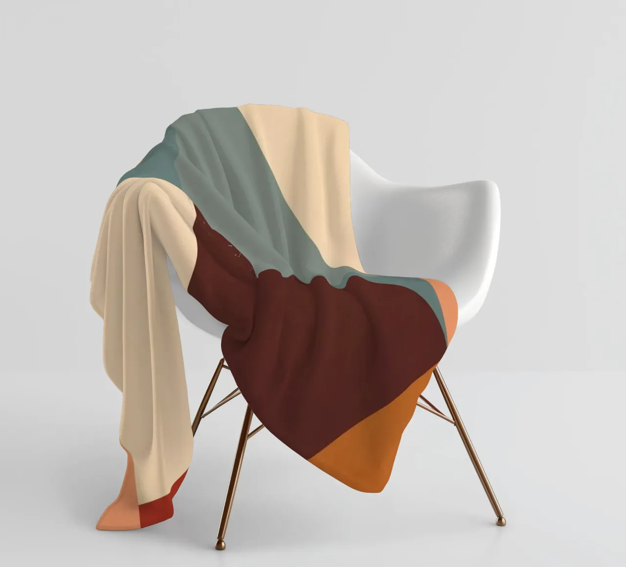 Forme geometriche astratte 47 coperta in pile da Gaite