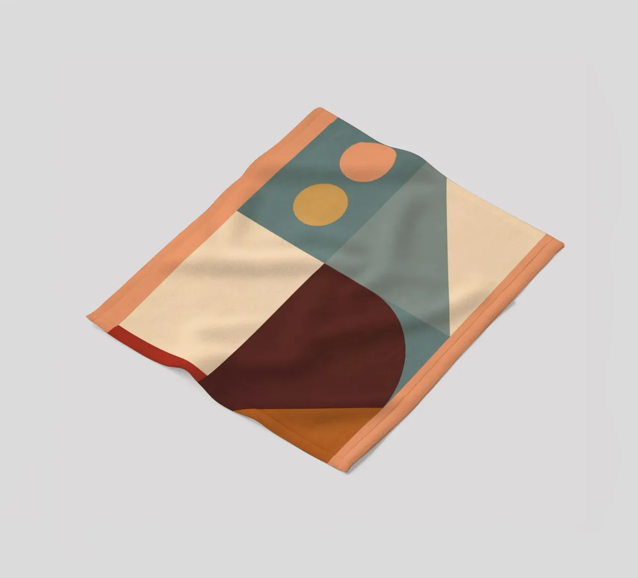 Forme geometriche astratte 47 coperta in pile da Gaite