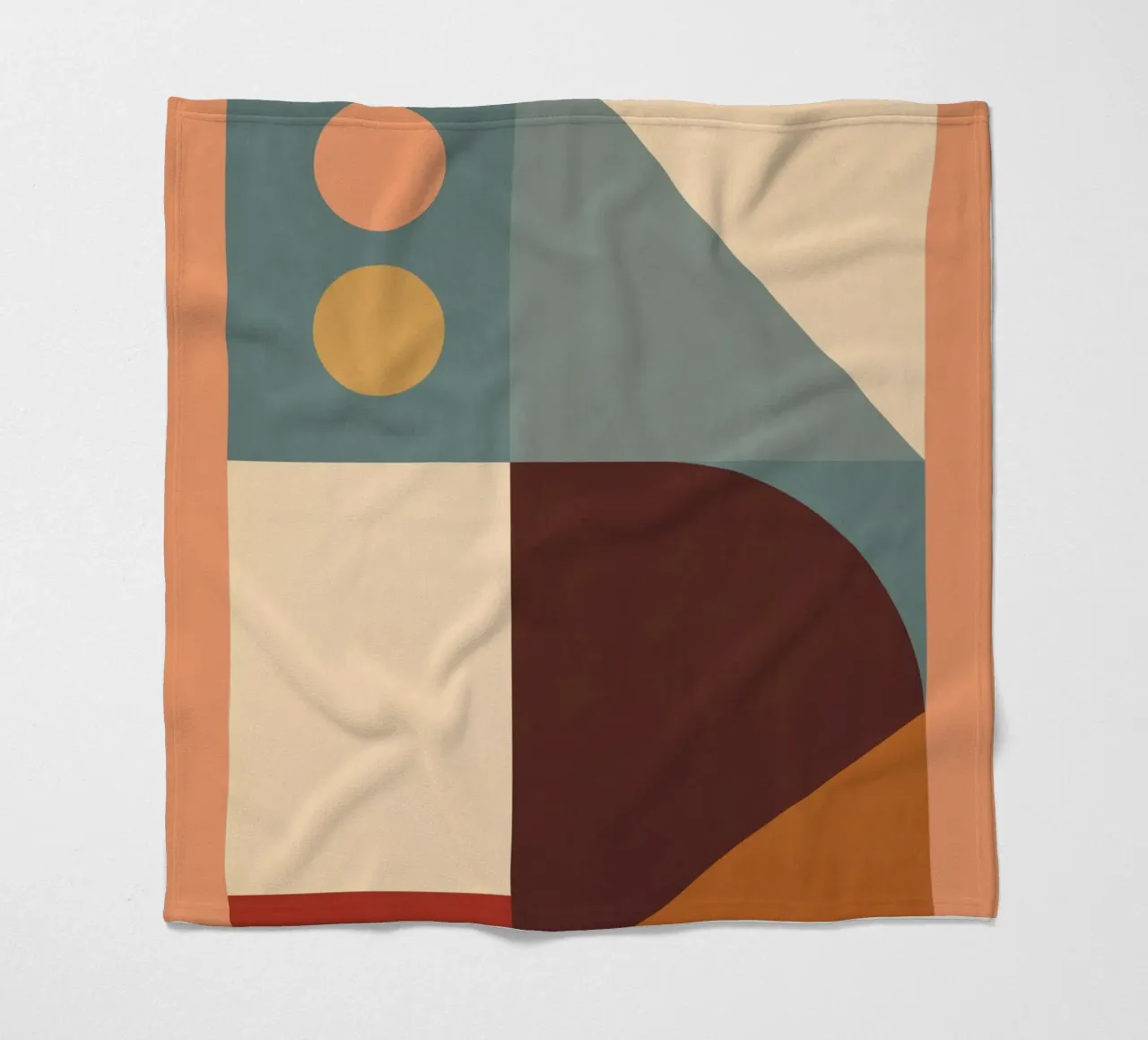 Forme geometriche astratte 47 coperta in pile da Gaite