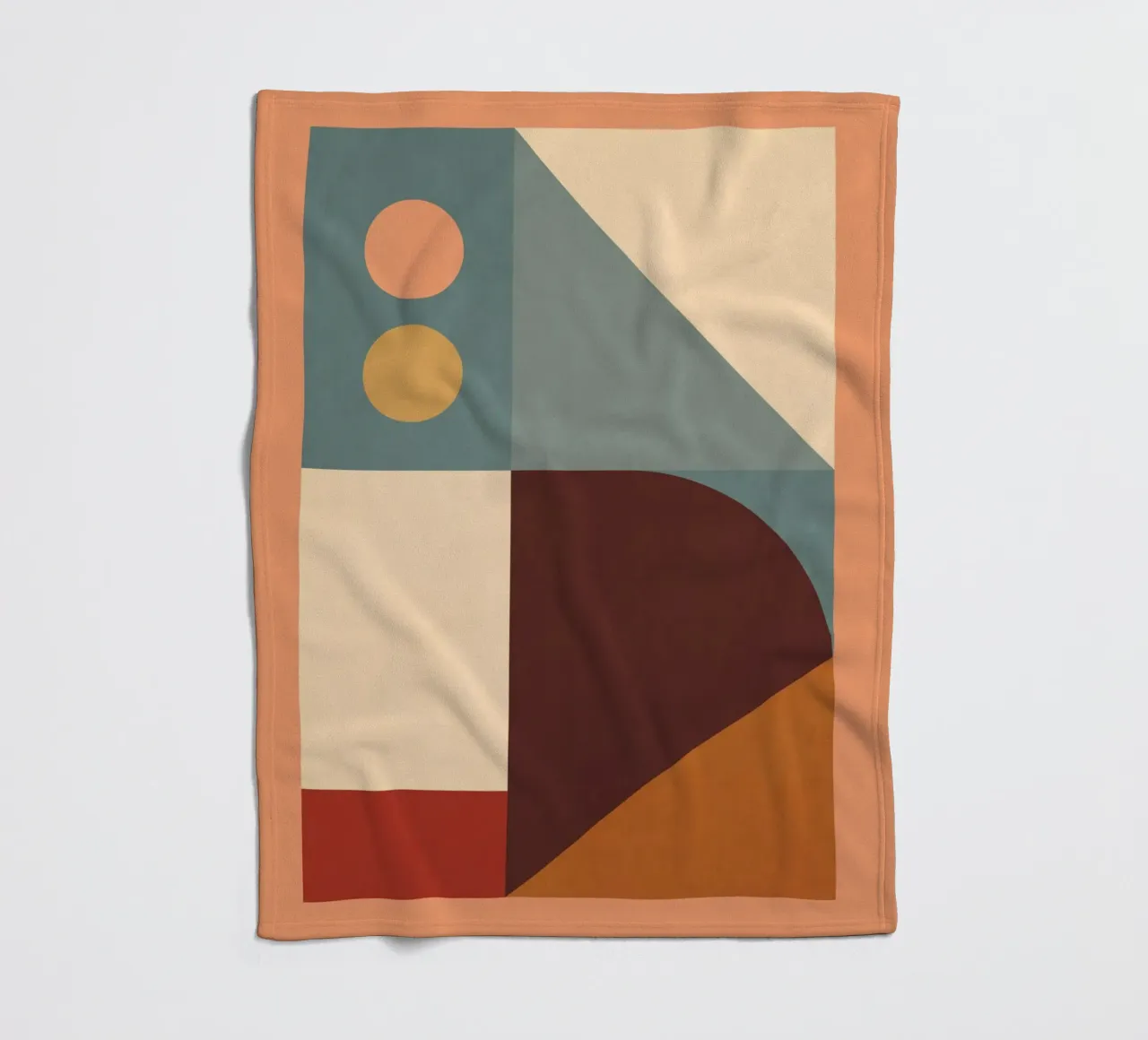 Forme geometriche astratte 47 coperta in pile da Gaite