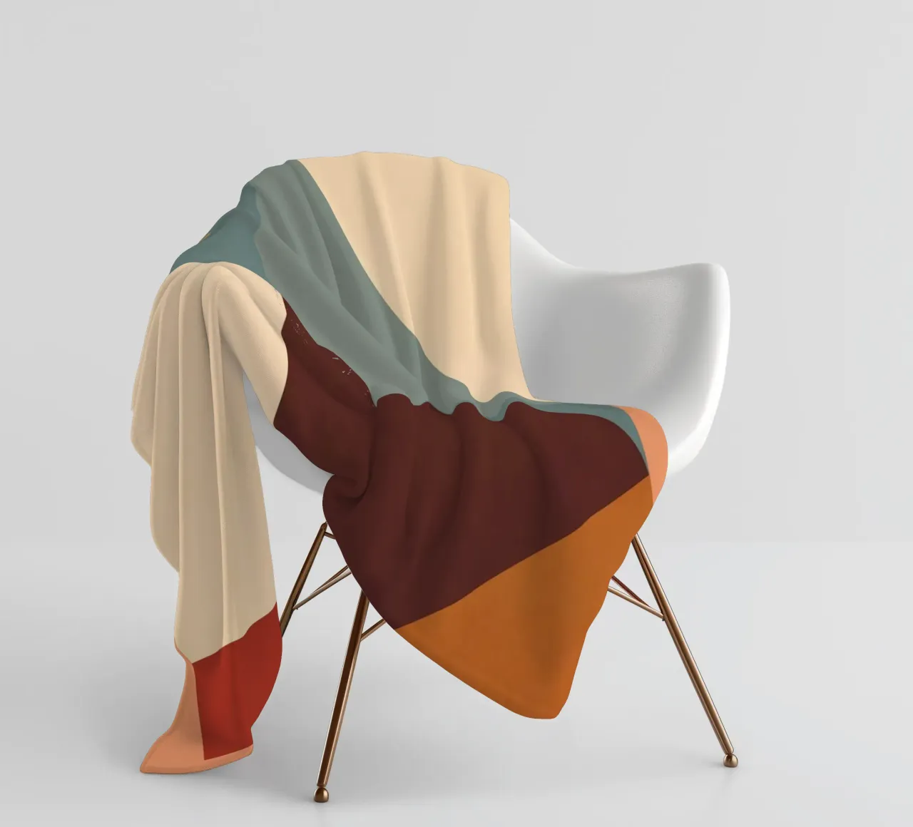 Forme geometriche astratte 47 coperta in pile da Gaite