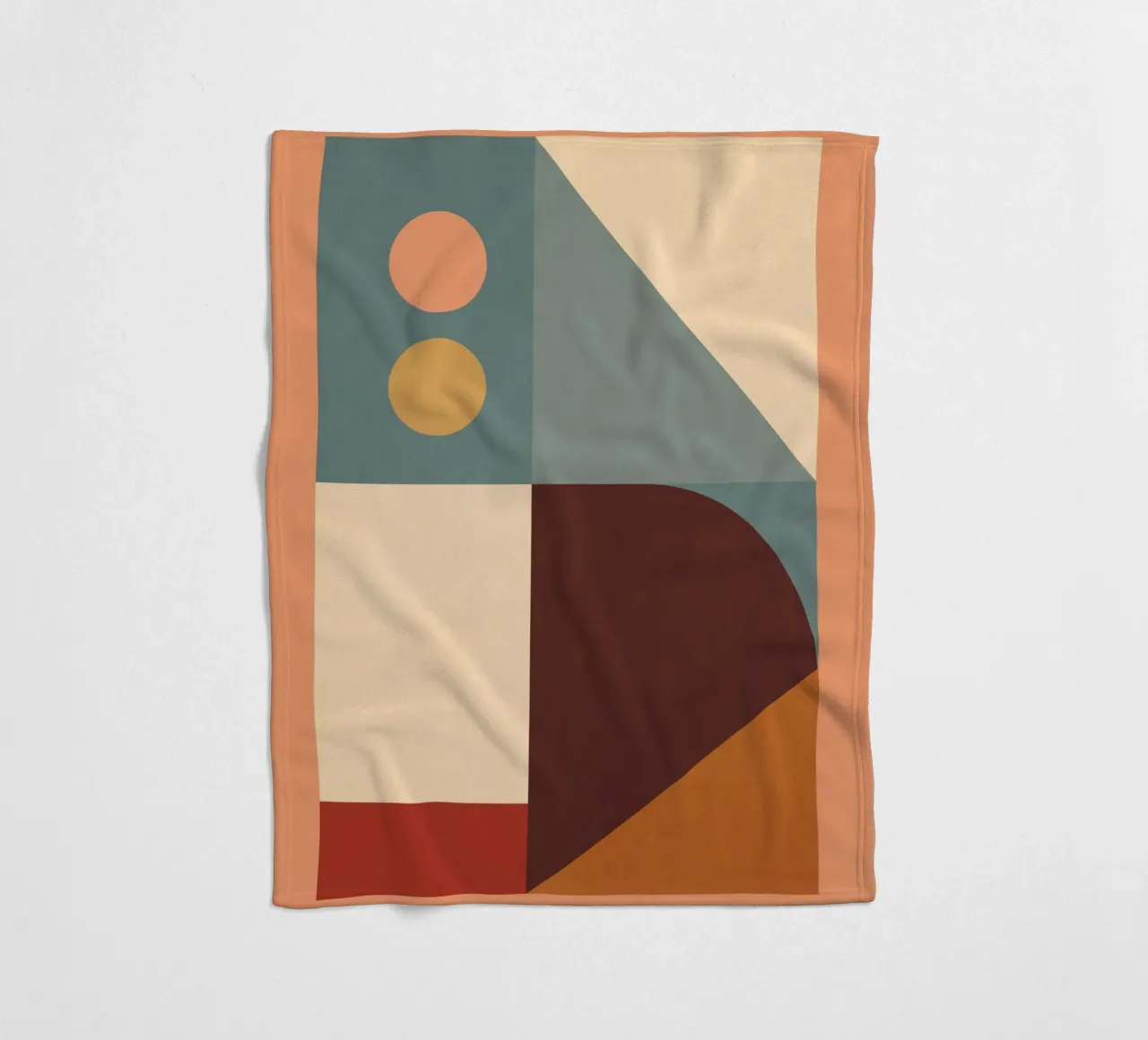 Forme geometriche astratte 47 coperta in pile da Gaite