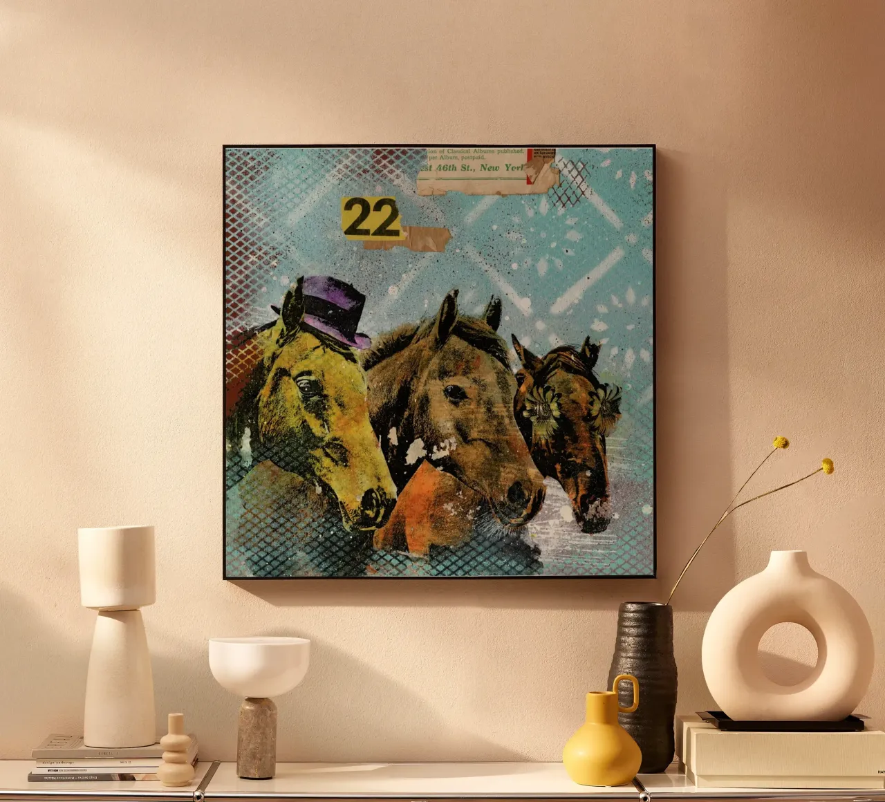 Horses 22 plexiglass da Tameo