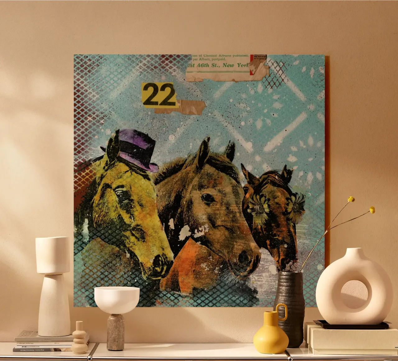 Horses 22 plexiglass da Tameo