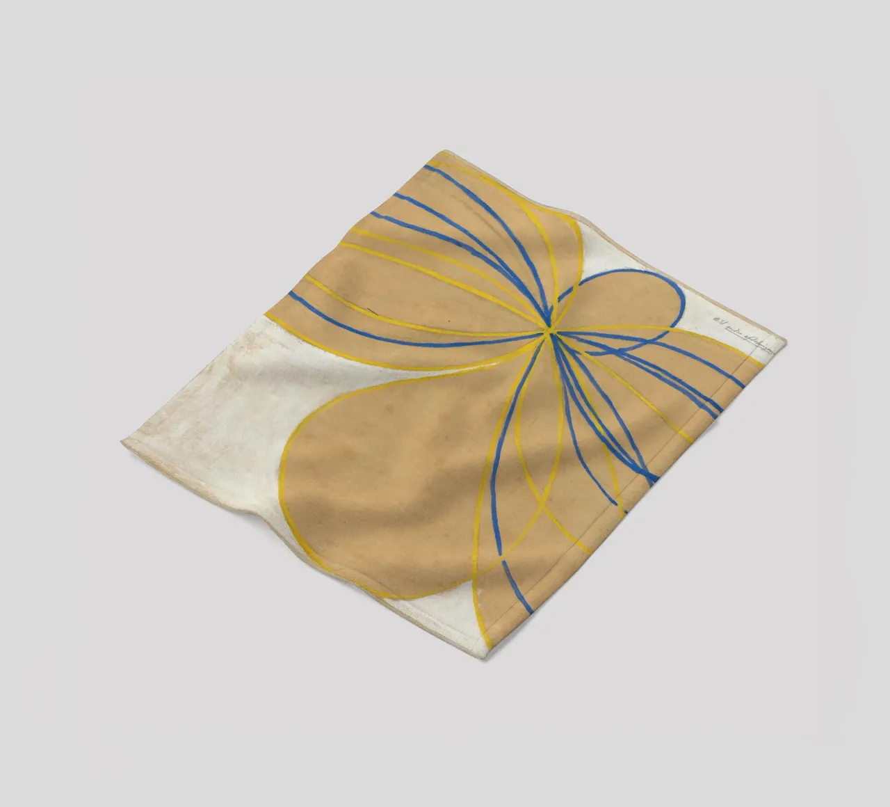 Hilma AF Klint - Stella a sette punte n. 1 coperta in pile da Old Masters