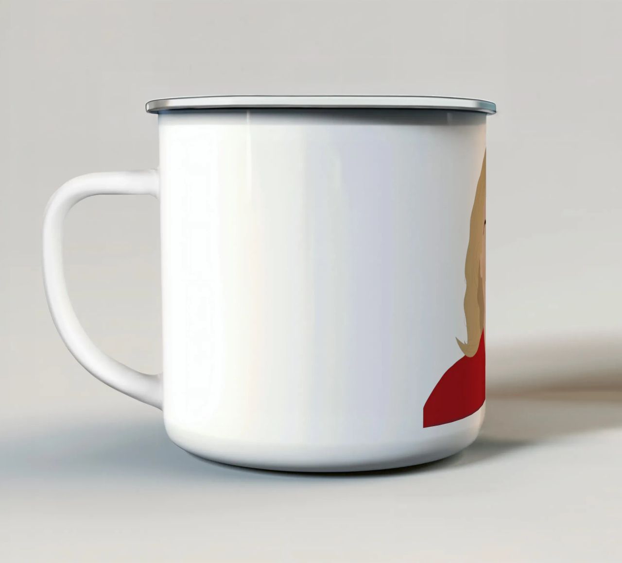 Hello - Adele tazza in smalto da Tara Bergener