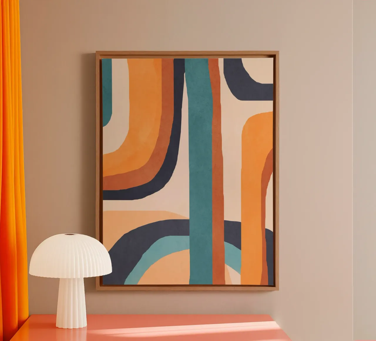 Modern Abstract Art 11a canvas by ThingDesign