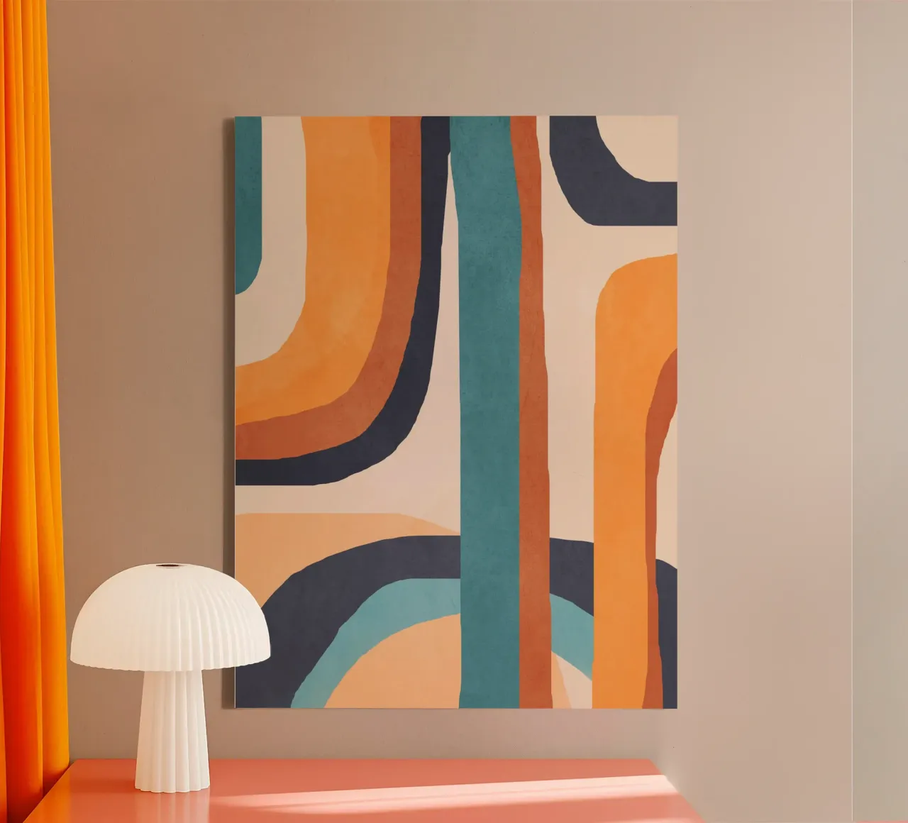 Modern Abstract Art 11a canvas by ThingDesign