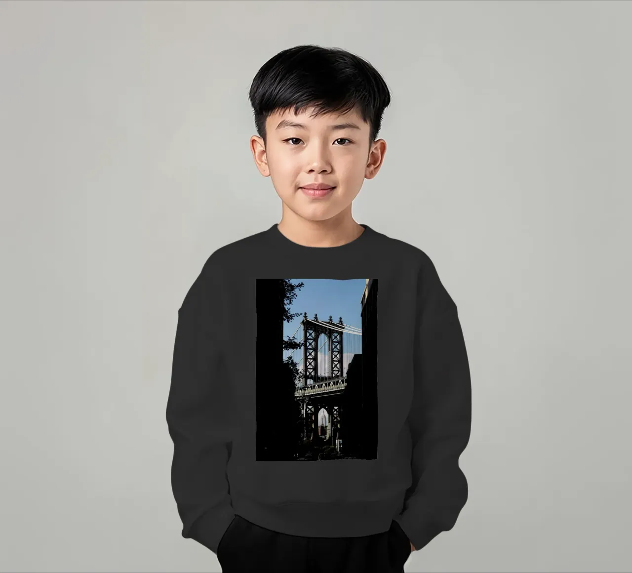 Bridge in Shadow felpa bambino da EyeEm Mobile GmbH