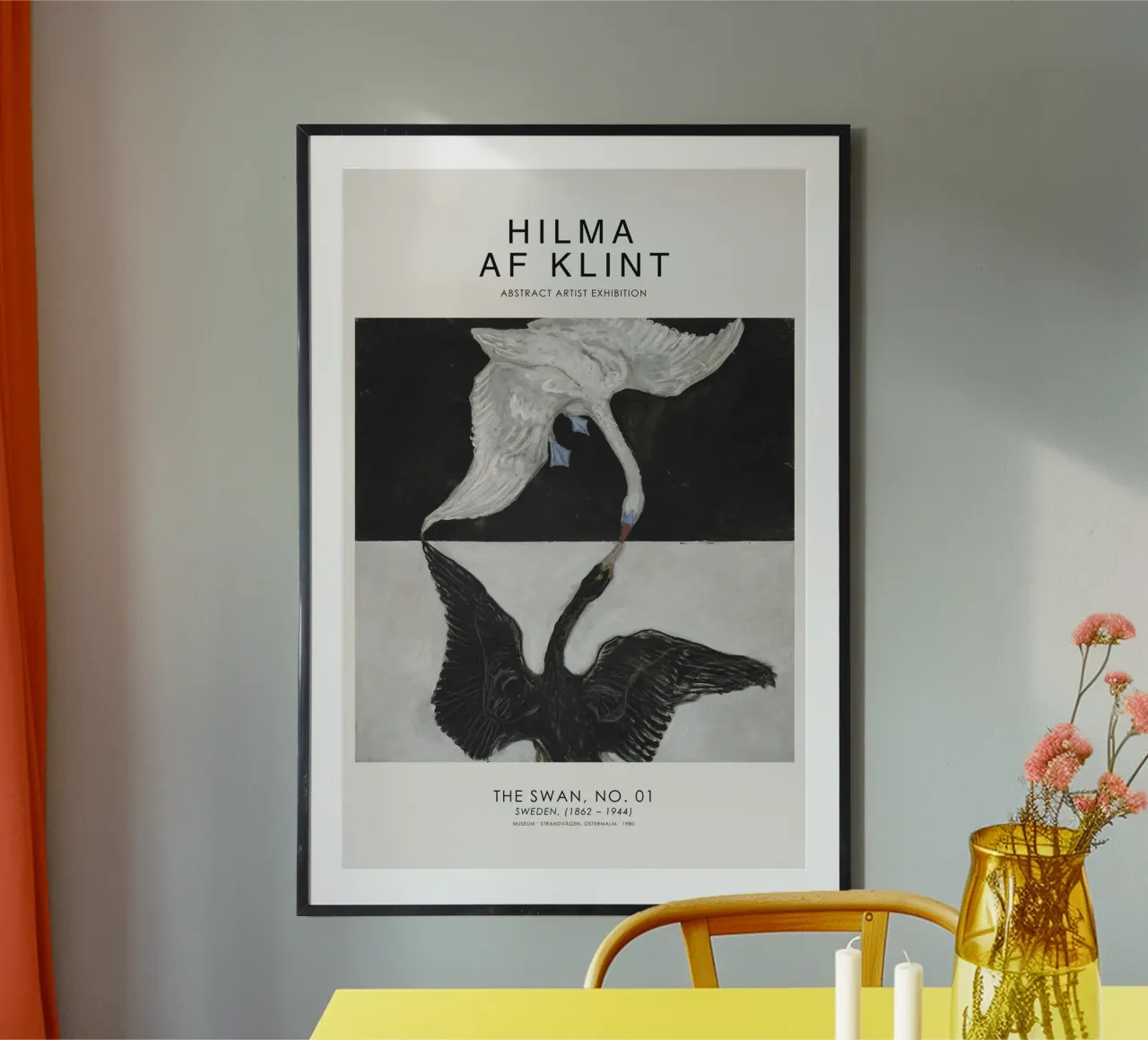 Hilma AF Klint - Cigno n. 1 carta hahnemühle da Old Masters