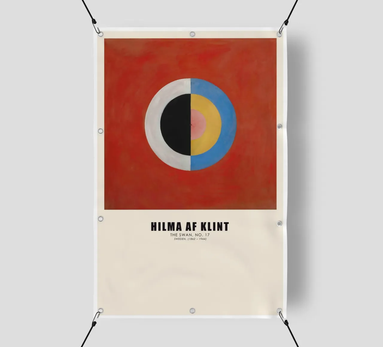 Hilma AF Klint - Cigno n. 17 telo in pvc da Old Masters