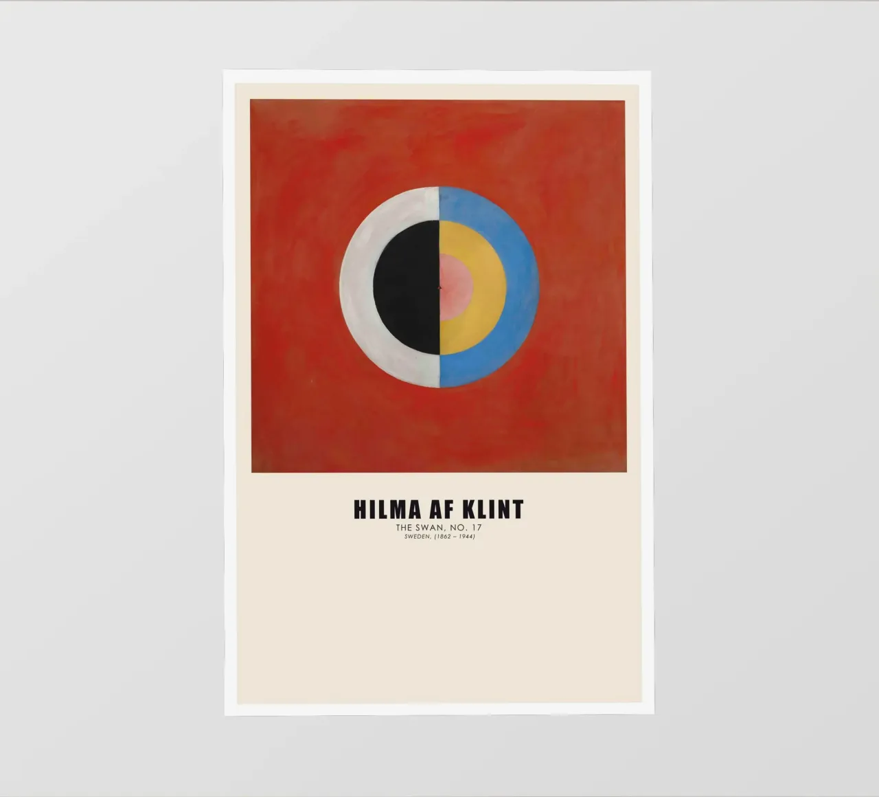 Hilma AF Klint - Cigno n. 17 telo in pvc da Old Masters