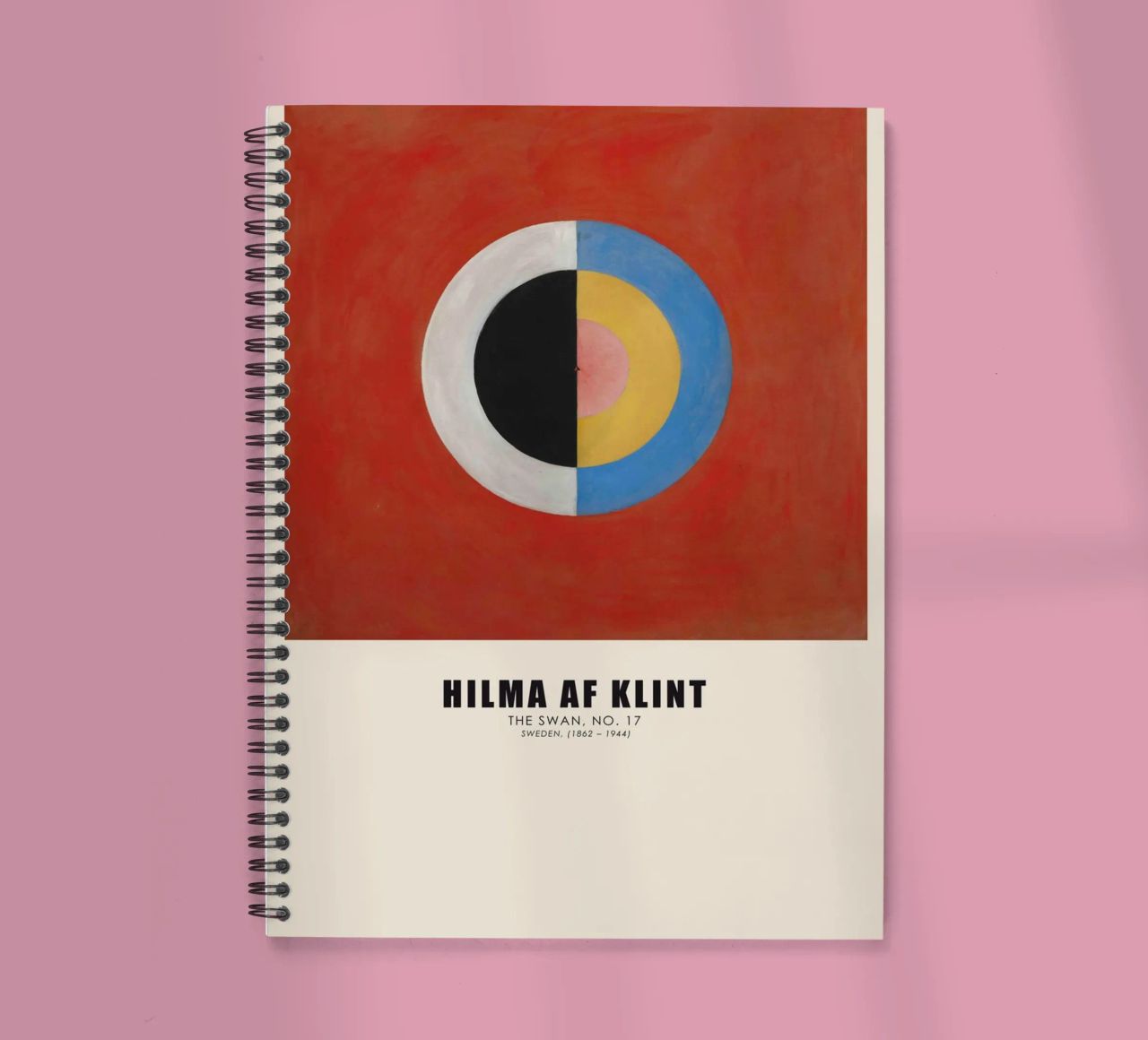 Hilma AF Klint - Swan No. 17 spiral notebook by Old Masters