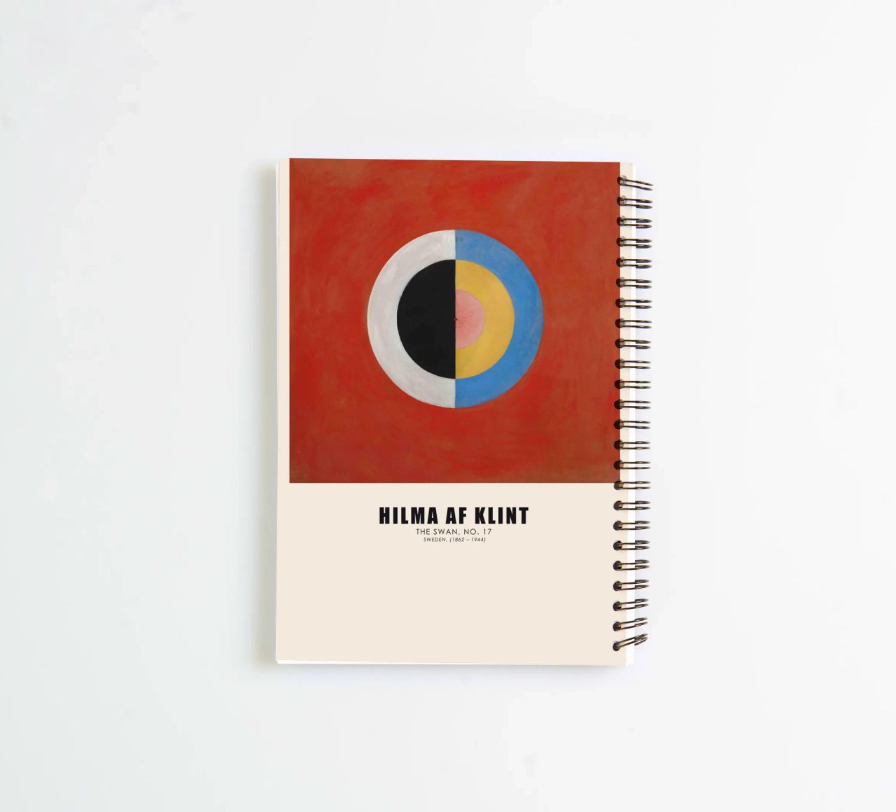 Hilma AF Klint - Swan No. 17 spiral notebook by Old Masters
