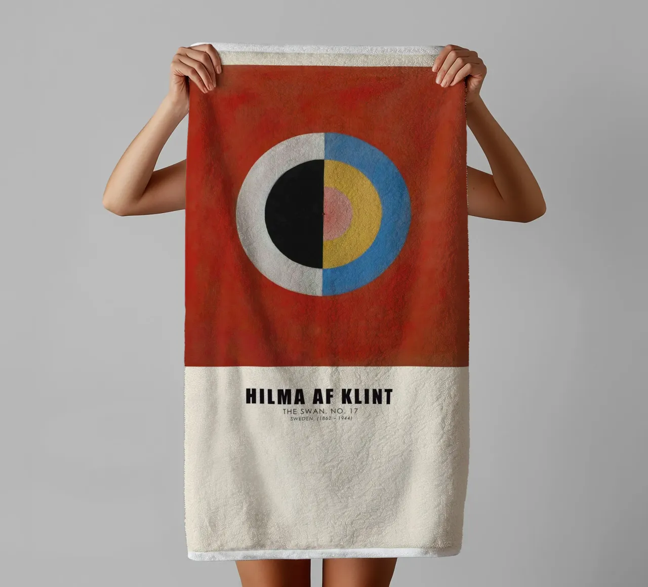Hilma AF Klint - Schwan Nr. 17 Handtuch von Old Masters