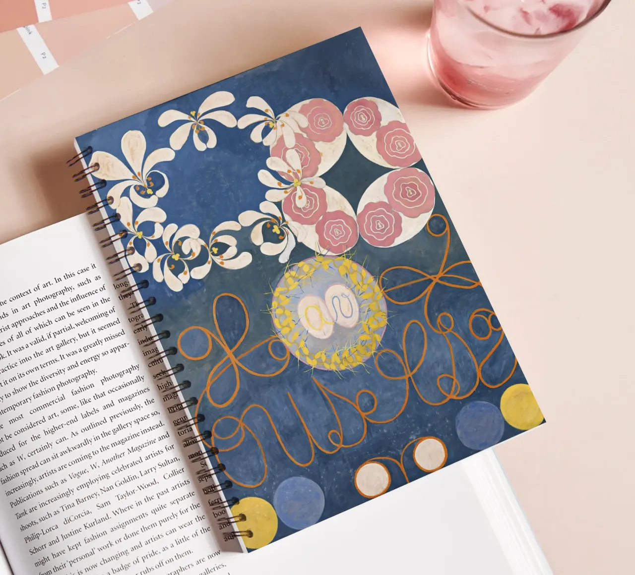 Hilma AF Klint - The ten largest No. 1 Childhood spiral notebook by Old Masters