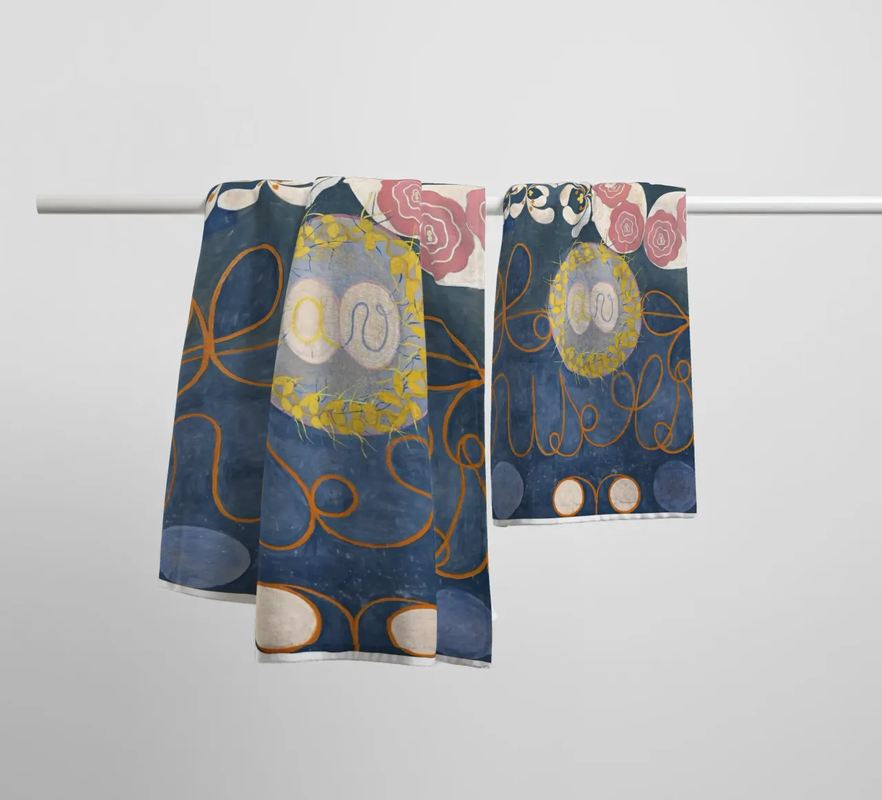Hilma AF Klint - I dieci più grandi n. 1 dell'infanzia asciugamano da bagno da Old Masters