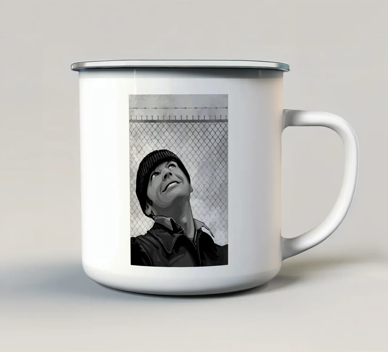 One Flew taza de esmalte de nabakumov