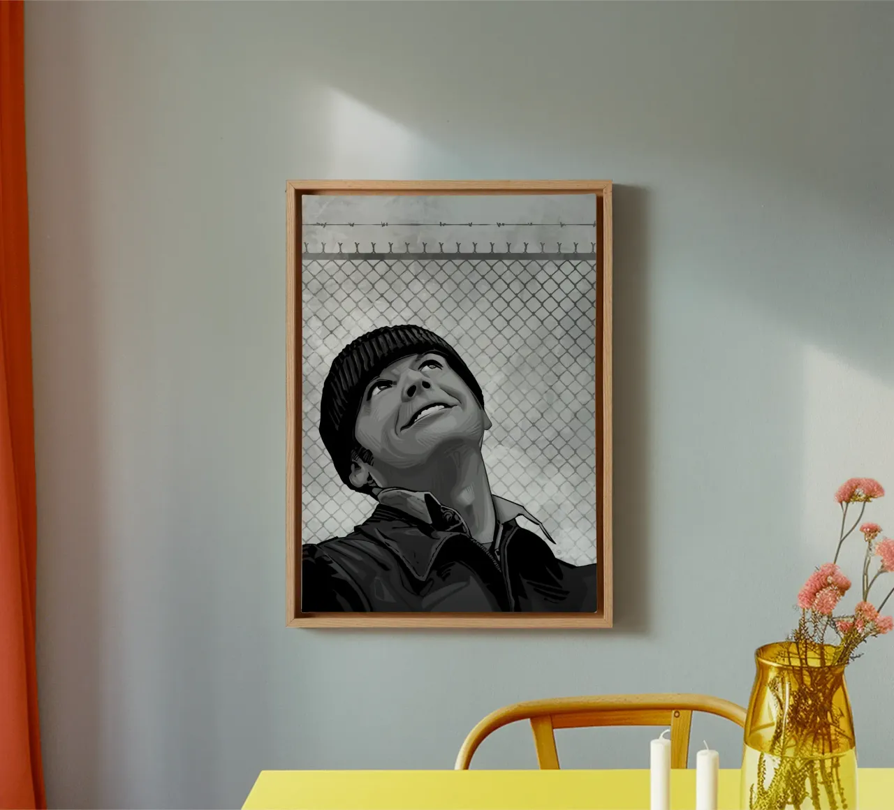 One Flew canvas met Baklijst van nabakumov