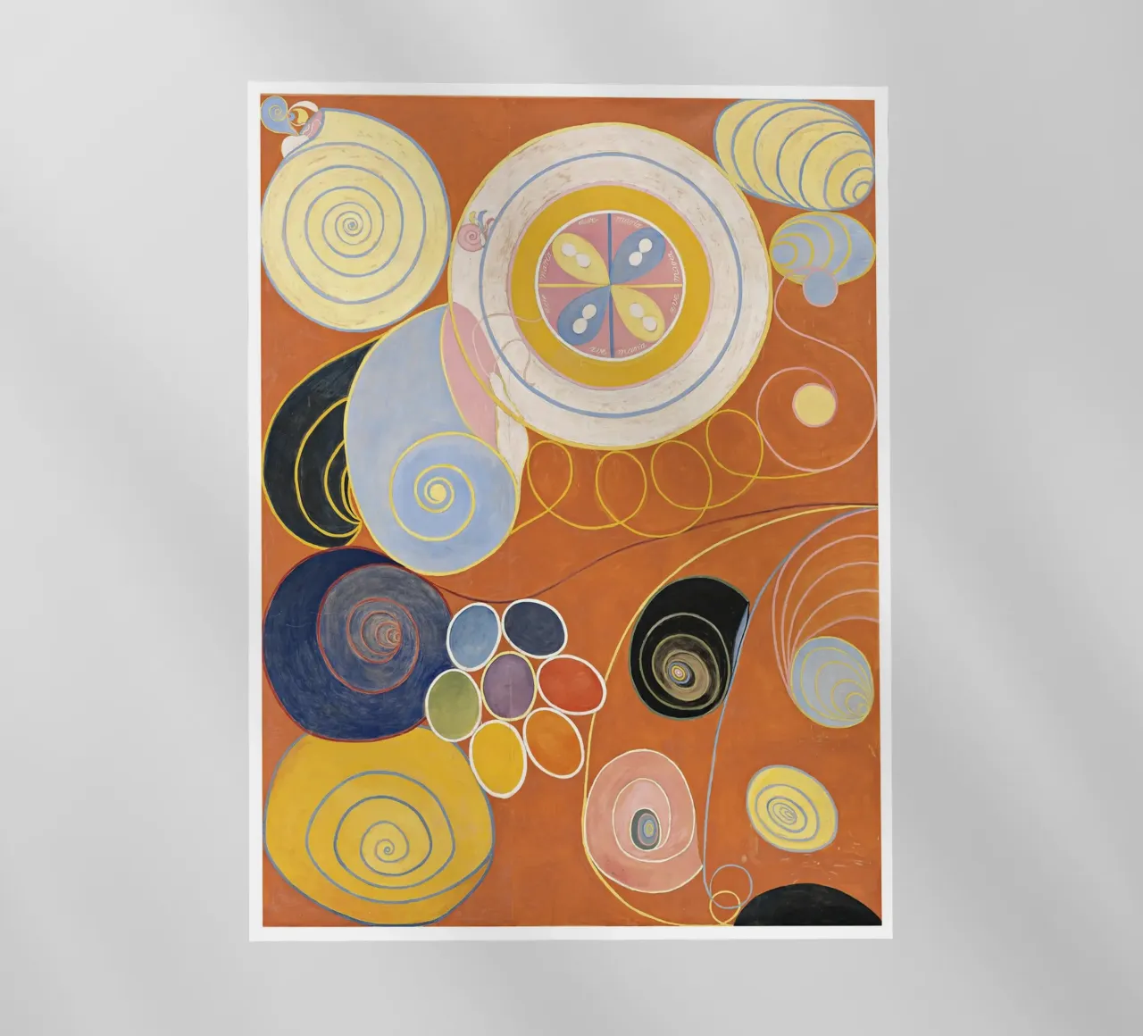 Hilma AF Klint - Los diez mayores nº 3 Infancia lámina retroiluminada de Old Masters