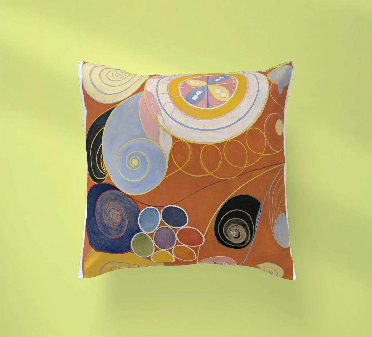 Hilma AF Klint - The ten largest No. 3 Childhood decorative cushion by Old Masters