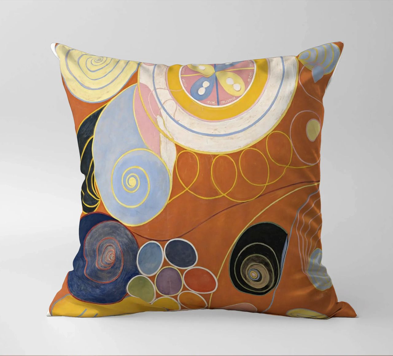 Hilma AF Klint - The ten largest No. 3 Childhood decorative cushion by Old Masters