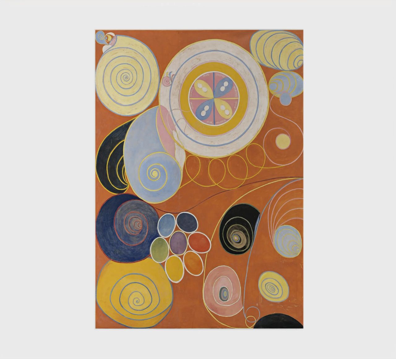 Hilma AF Klint - The ten largest No. 3 Childhood notebook by Old Masters