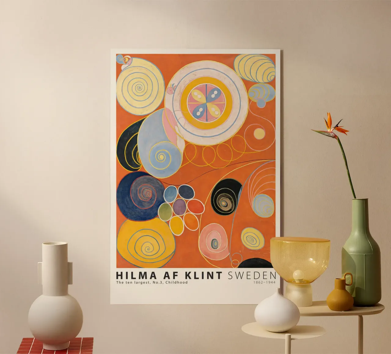 Hilma AF Klint - Los diez mayores nº 3 Infancia metacrilato de Old Masters