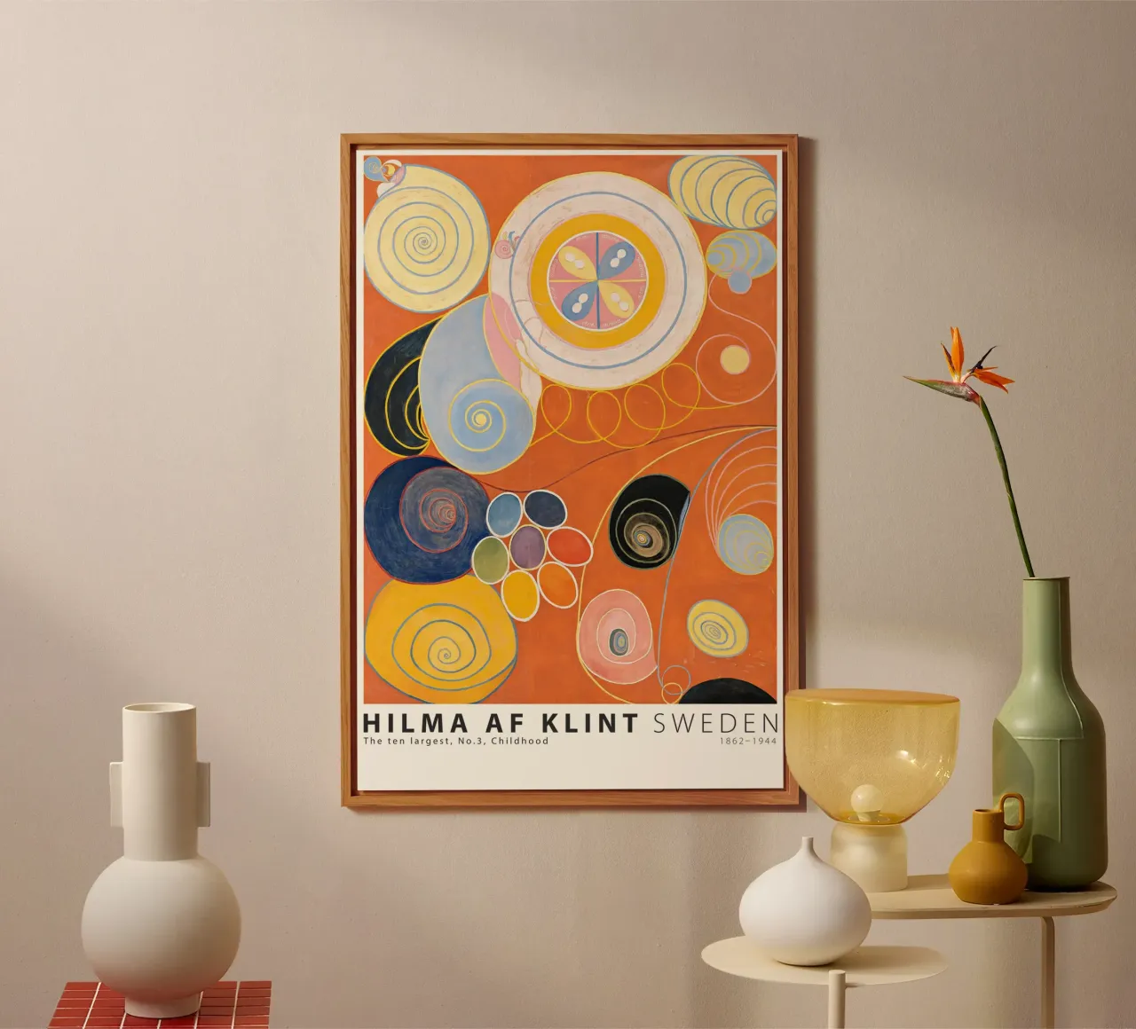 Hilma AF Klint - I dieci più grandi n. 3 Infanzia alluminio dibond da Old Masters