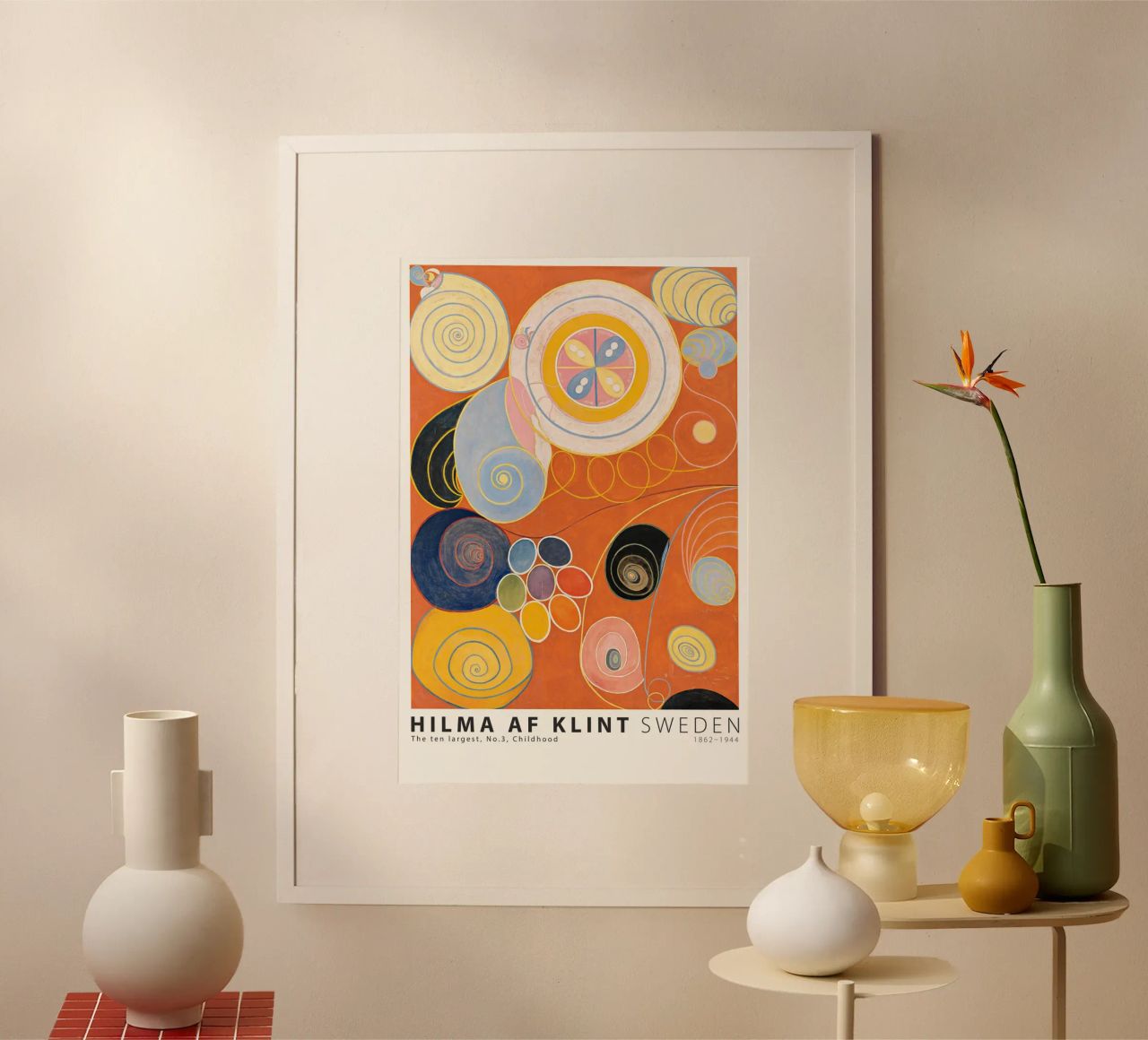 Hilma AF Klint - The ten largest No. 3 Childhood poster by Old Masters