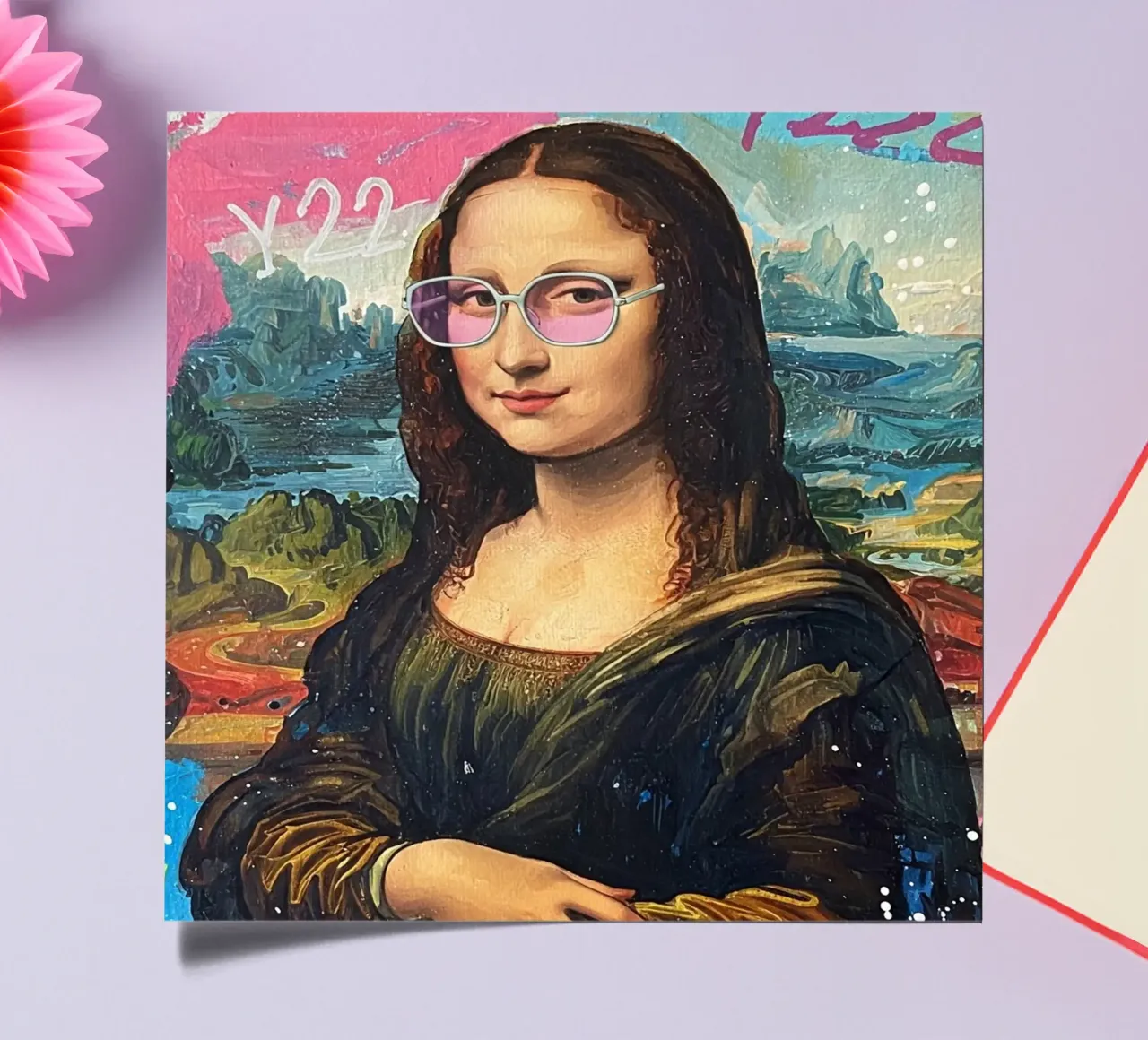 🎨✨ Monna Lisa Remix: Festeggia l'anno 2000 con i collage✨🎨🎨 foglio adesivo da Eni Brandon
