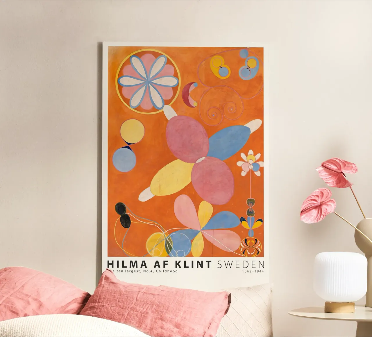 Hilma AF Klint - I dieci più grandi No. 4 Infanzia tela da Old Masters