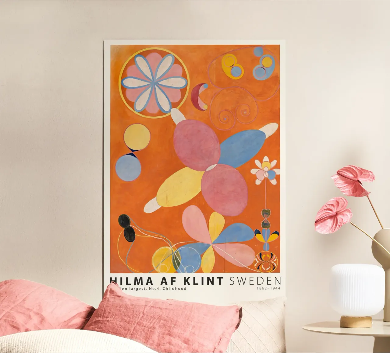 Hilma AF Klint - I dieci più grandi No. 4 Infanzia carta hahnemühle da Old Masters