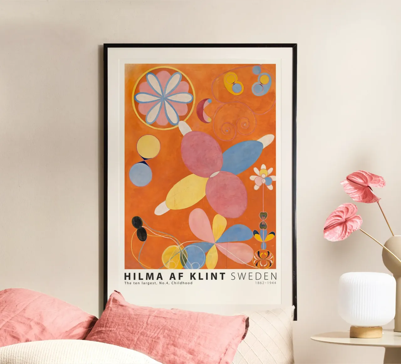 Hilma AF Klint - I dieci più grandi No. 4 Infanzia carta hahnemühle da Old Masters