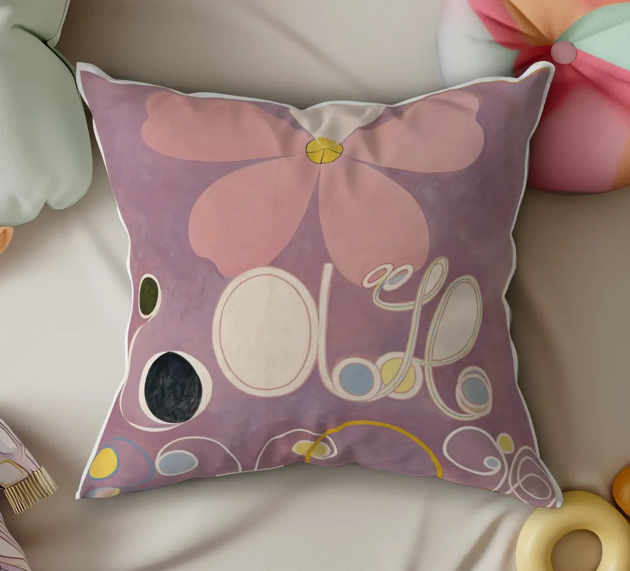 Hilma AF Klint - I dieci più grandi No. 5 Infanzia cuscino da Old Masters