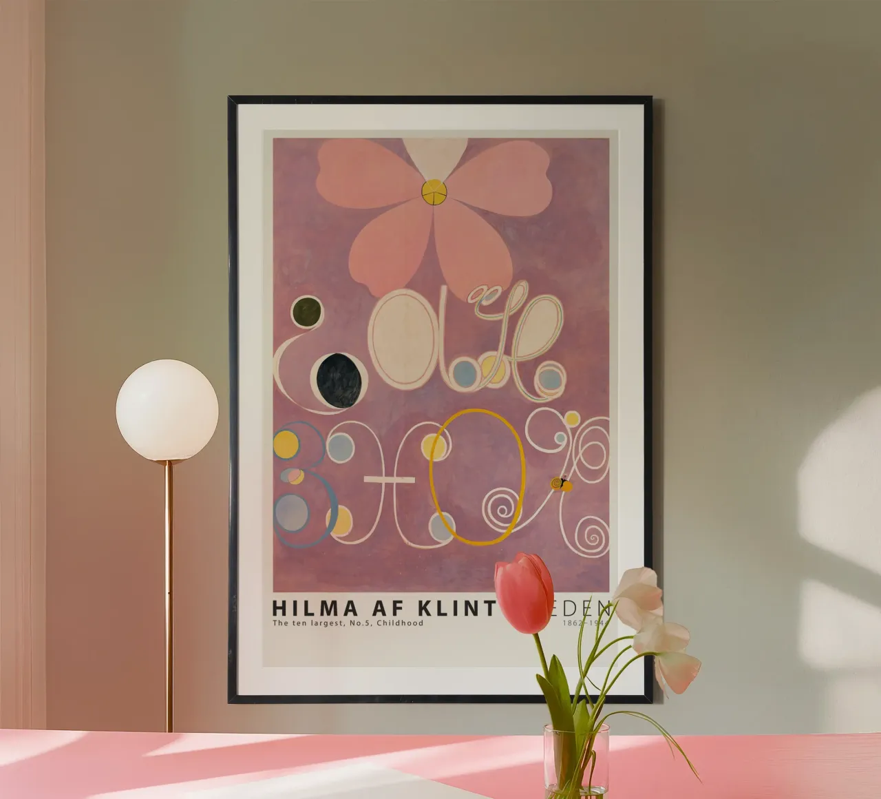 Hilma AF Klint - I dieci più grandi No. 5 Infanzia carta hahnemühle da Old Masters