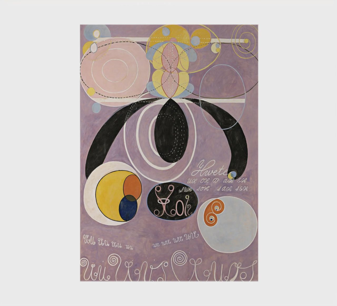 Hilma AF Klint - The ten largest No. 7 Childhood notebook by Old Masters