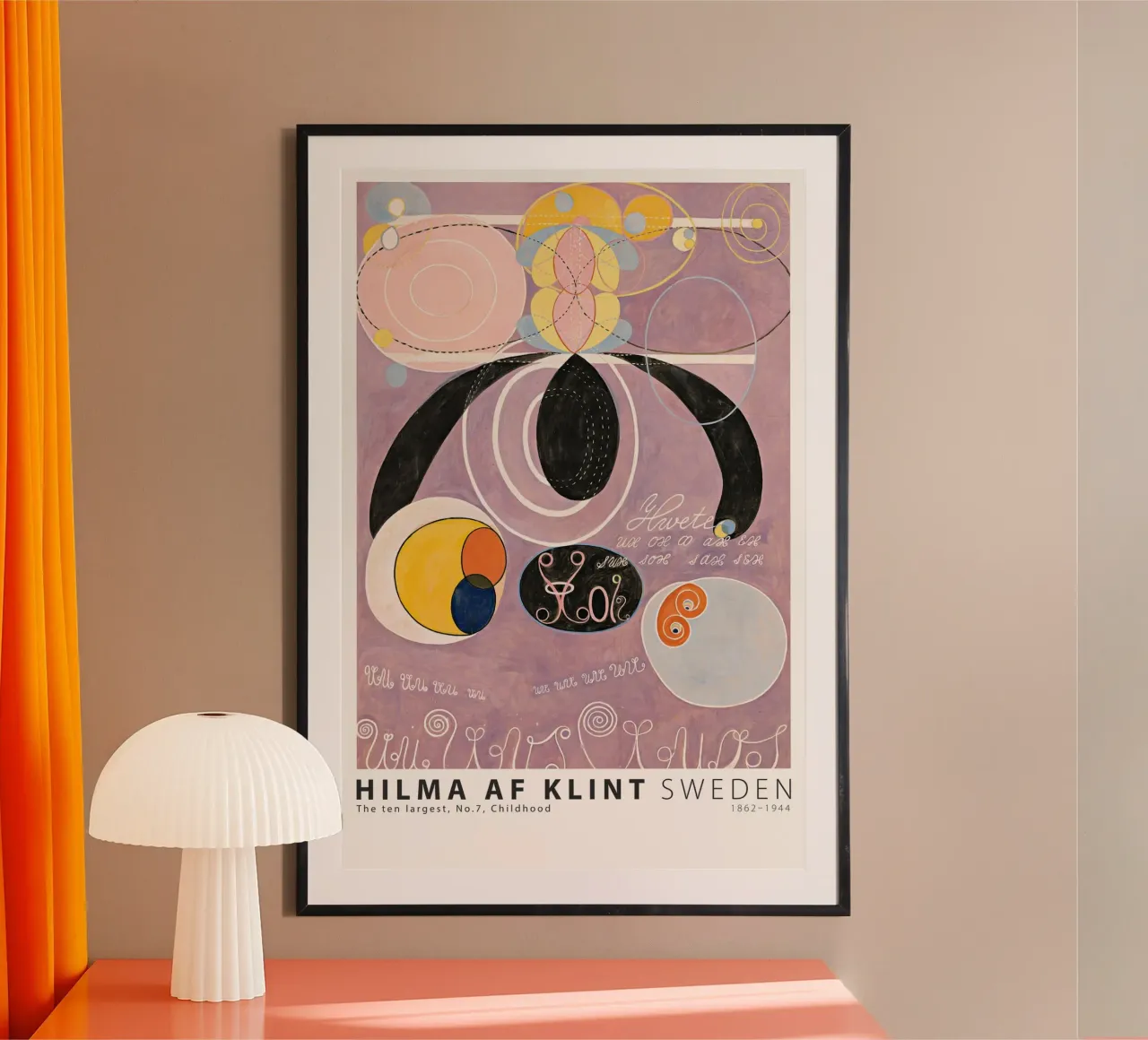 Hilma AF Klint - I dieci più grandi n. 7 Infanzia poster da Old Masters