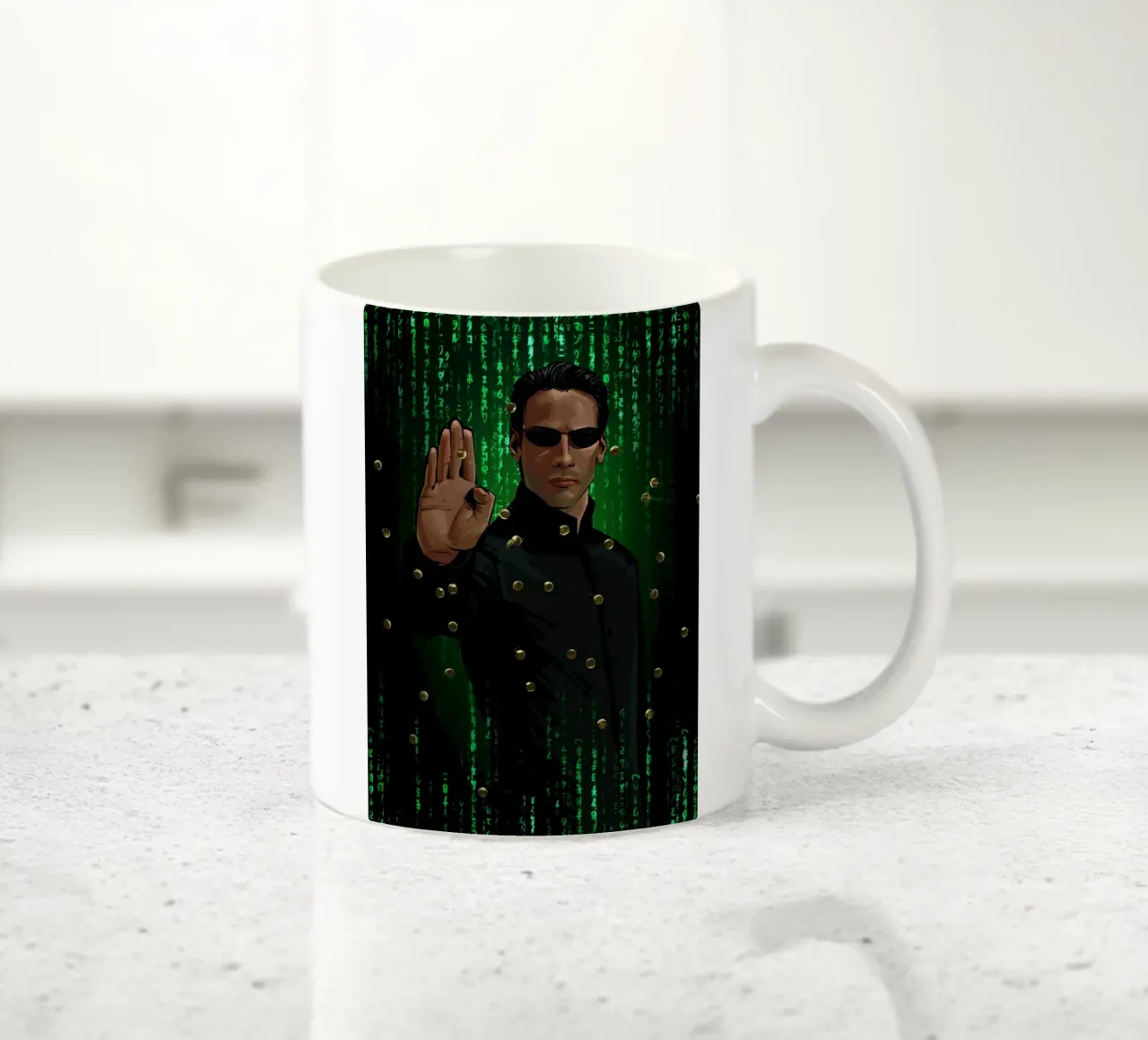 Neo The One Keramik Tasse von nabakumov