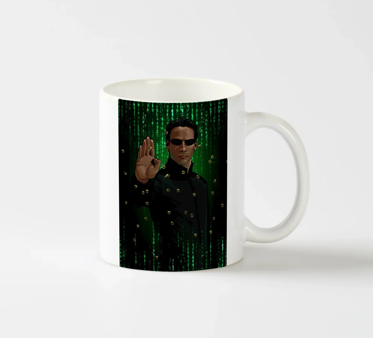 Neo The One Keramik Tasse von nabakumov
