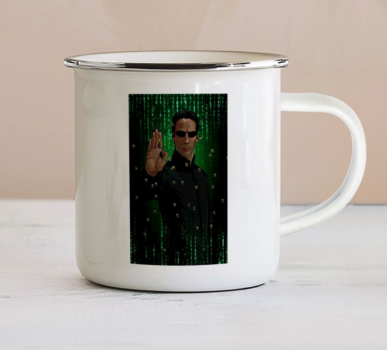 Neo The One tazza in smalto da nabakumov