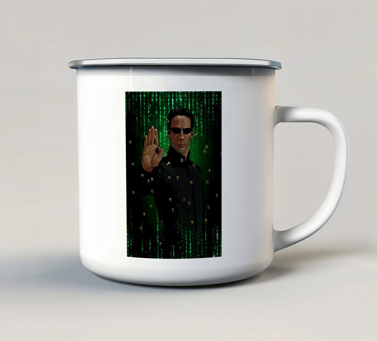 Neo The One tazza in smalto da nabakumov