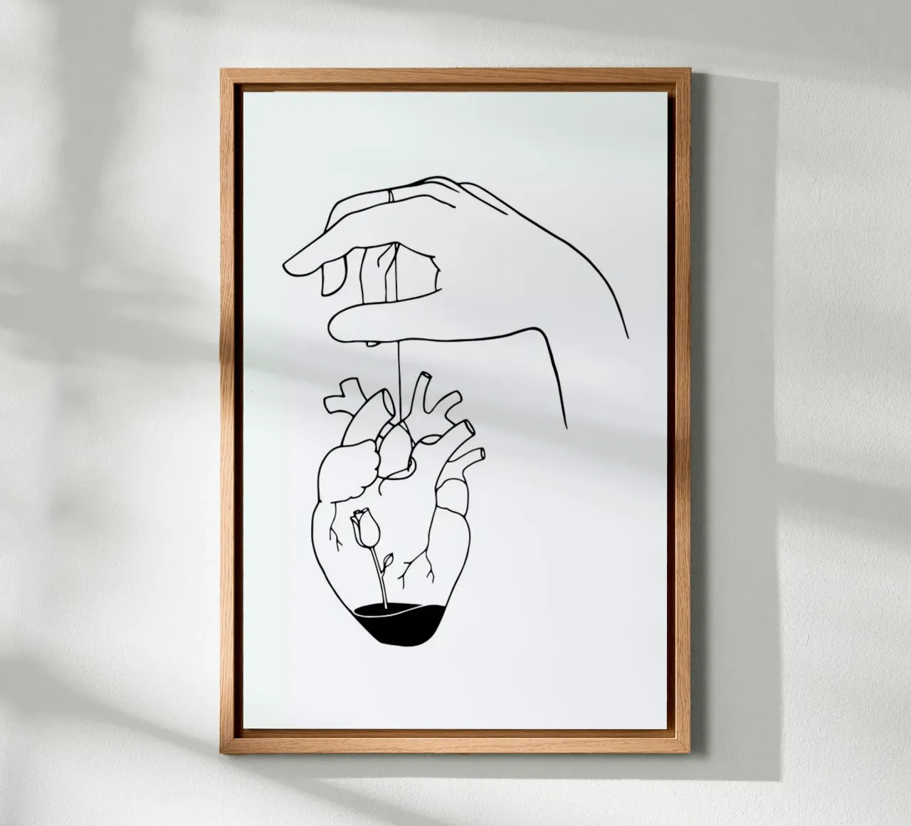 How Can You Mend a Broken Heart canvas van Ninhol