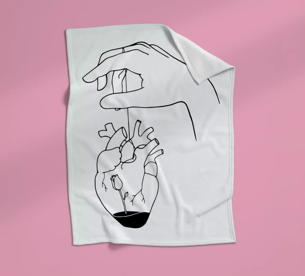 How Can You Mend a Broken Heart coperta in pile da Ninhol