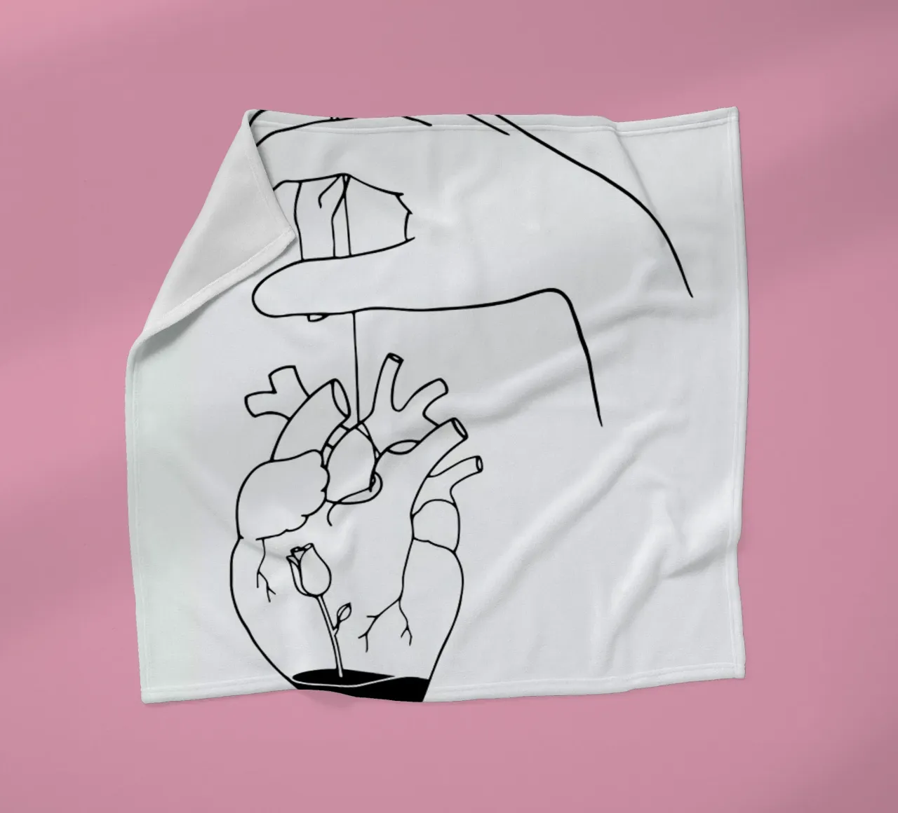 How Can You Mend a Broken Heart coperta in pile da Ninhol