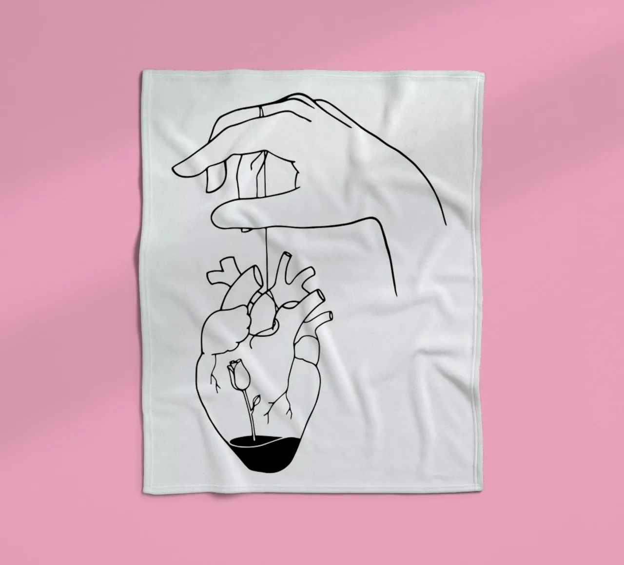 How Can You Mend a Broken Heart coperta in pile da Ninhol