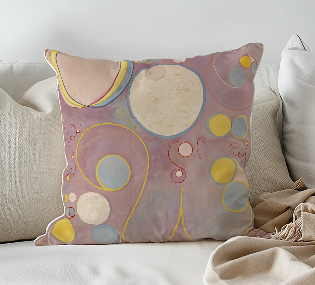Hilma AF Klint - I dieci più grandi No. 8 Infanzia cuscino da Old Masters