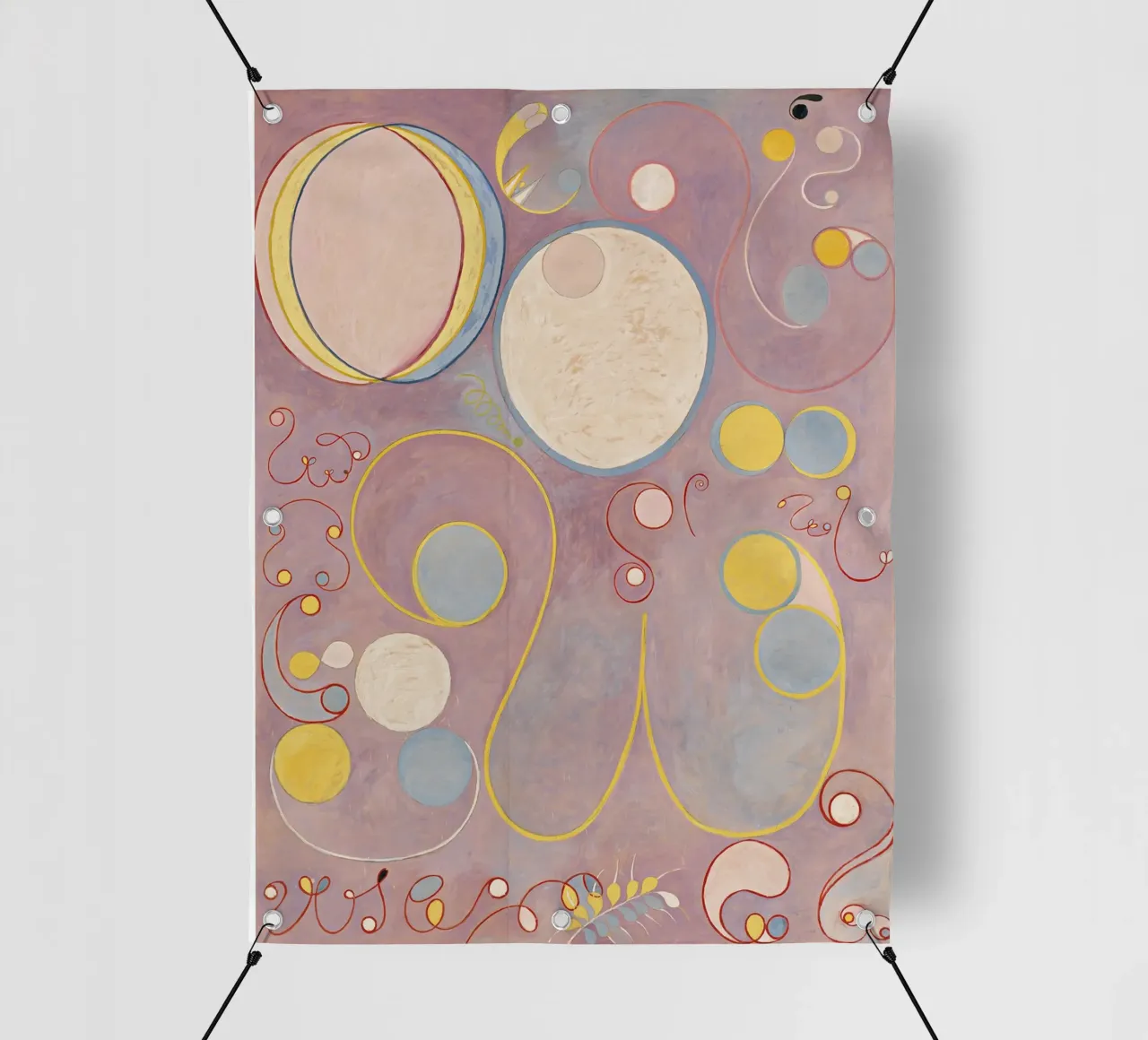 Hilma AF Klint - I dieci più grandi No. 8 Infanzia telo in pvc da Old Masters