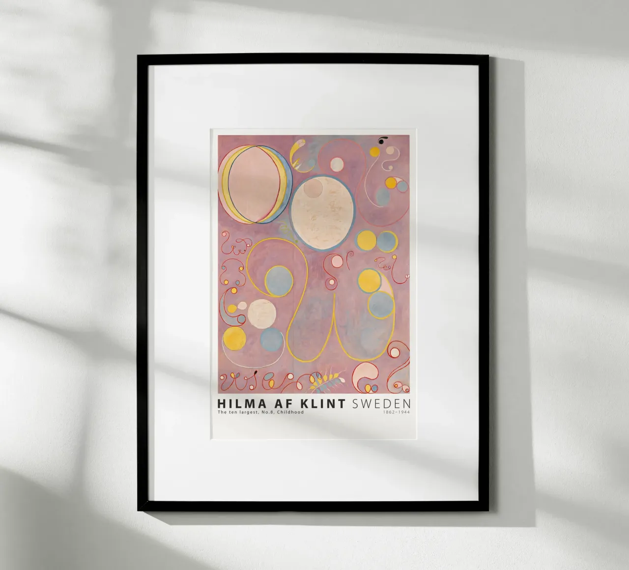 Hilma AF Klint - I dieci più grandi No. 8 Infanzia carta hahnemühle da Old Masters