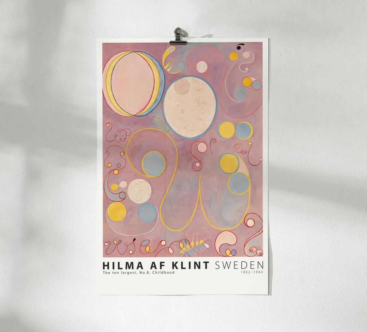Hilma AF Klint - I dieci più grandi No. 8 Infanzia carta hahnemühle da Old Masters